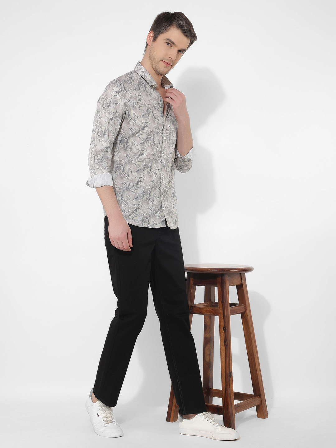 Numero Uno Men Solid Black Jeans